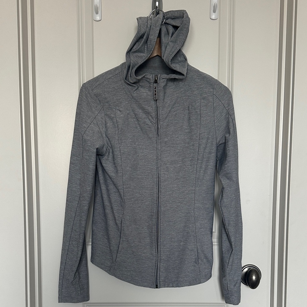 Tuff Athletics Light Gray Zip-Up Hoodie